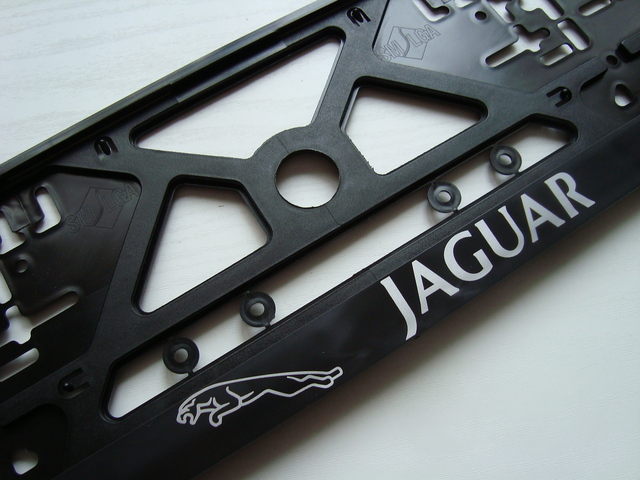 JAGUAR XJ XF XK accessories license number plate frame surround